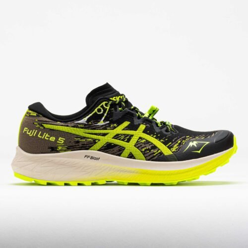 ASICS Fuji Lite 5 Mens Black/Safety Yellow