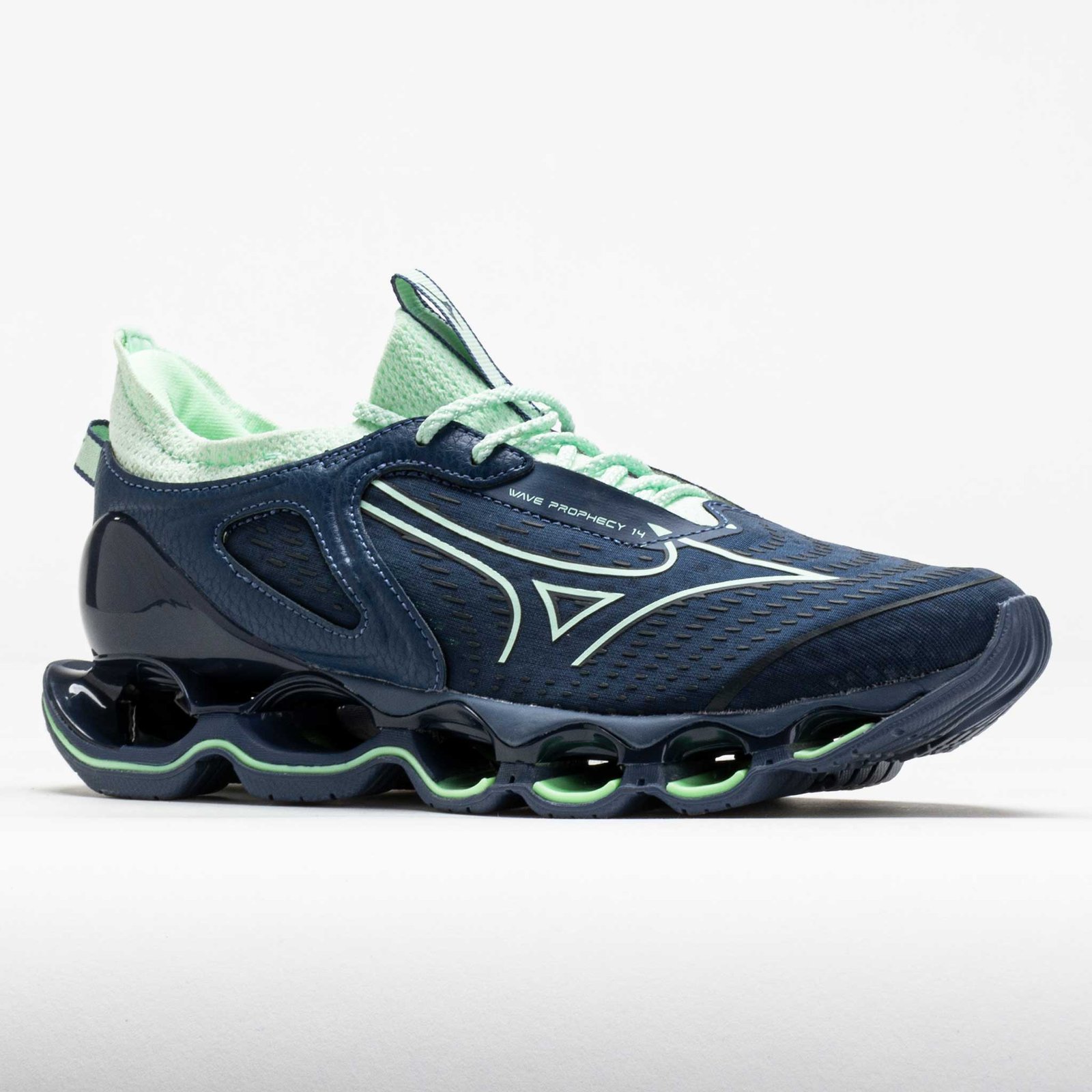 Mizuno Wave Prophecy 14 Womens Vintage Indigo/Bay - Image 5