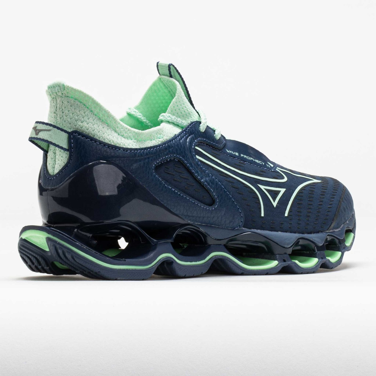 Mizuno Wave Prophecy 14 Womens Vintage Indigo/Bay - Image 6