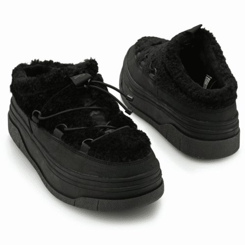 Pajar Canada Jules Faux Sherpa & Nubuck Sneaker Mules