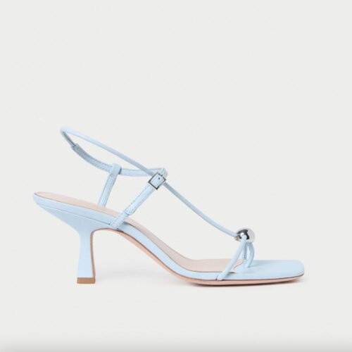 Loeffler Randall - Women's Triana Leather Mid-heel Sandal
