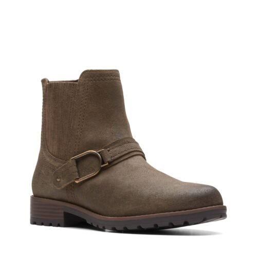 Clarks - Women's Aspra Buckle Ankle Boot