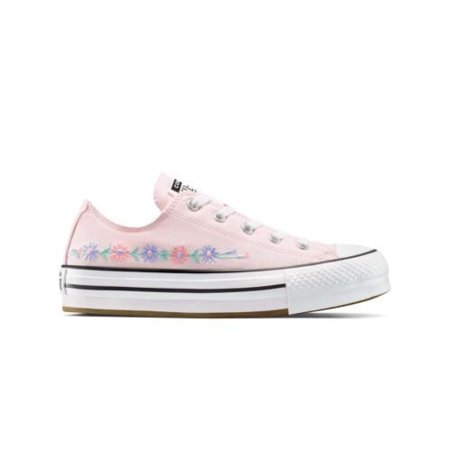 Converse - Kids' (Junior) Chuck Taylor All Star EVA Lift Platform Florals Low Top Shoes (A14995C)