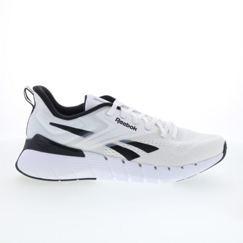Reebok Nano Gym Mens White Mesh Lace Up Cross Training Athletic Shoes