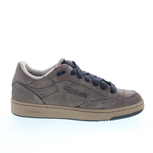 Reebok Club C Bulc Mens Brown Suede Lace Up Lifestyle Sneakers Shoes