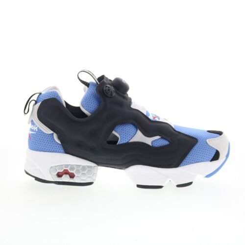 Reebok Instapump Fury 94 Mens Blue Mesh Slip On Lifestyle Sneakers Shoes