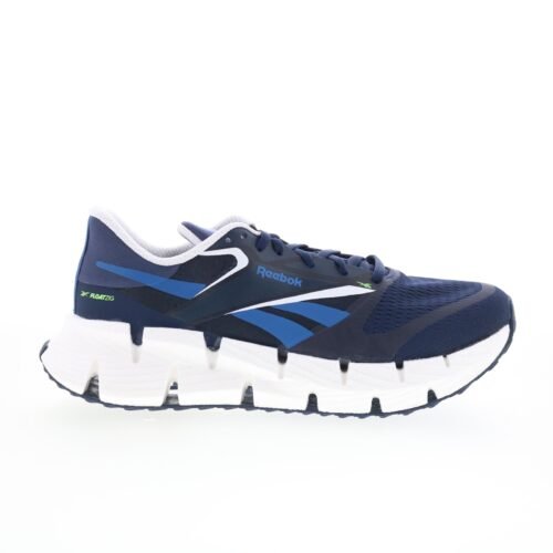 Reebok Floatzig 1 Mens Blue Mesh Lace Up Athletic Running Shoes