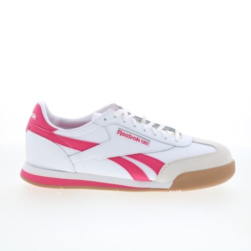 Reebok Campio XT Mens White Leather Lace Up Lifestyle Sneakers Shoes