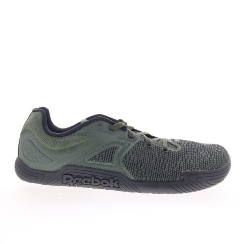 Reebok Nano Zero Mens Green Mesh Lace Up Athletic Cross Training Shoes
