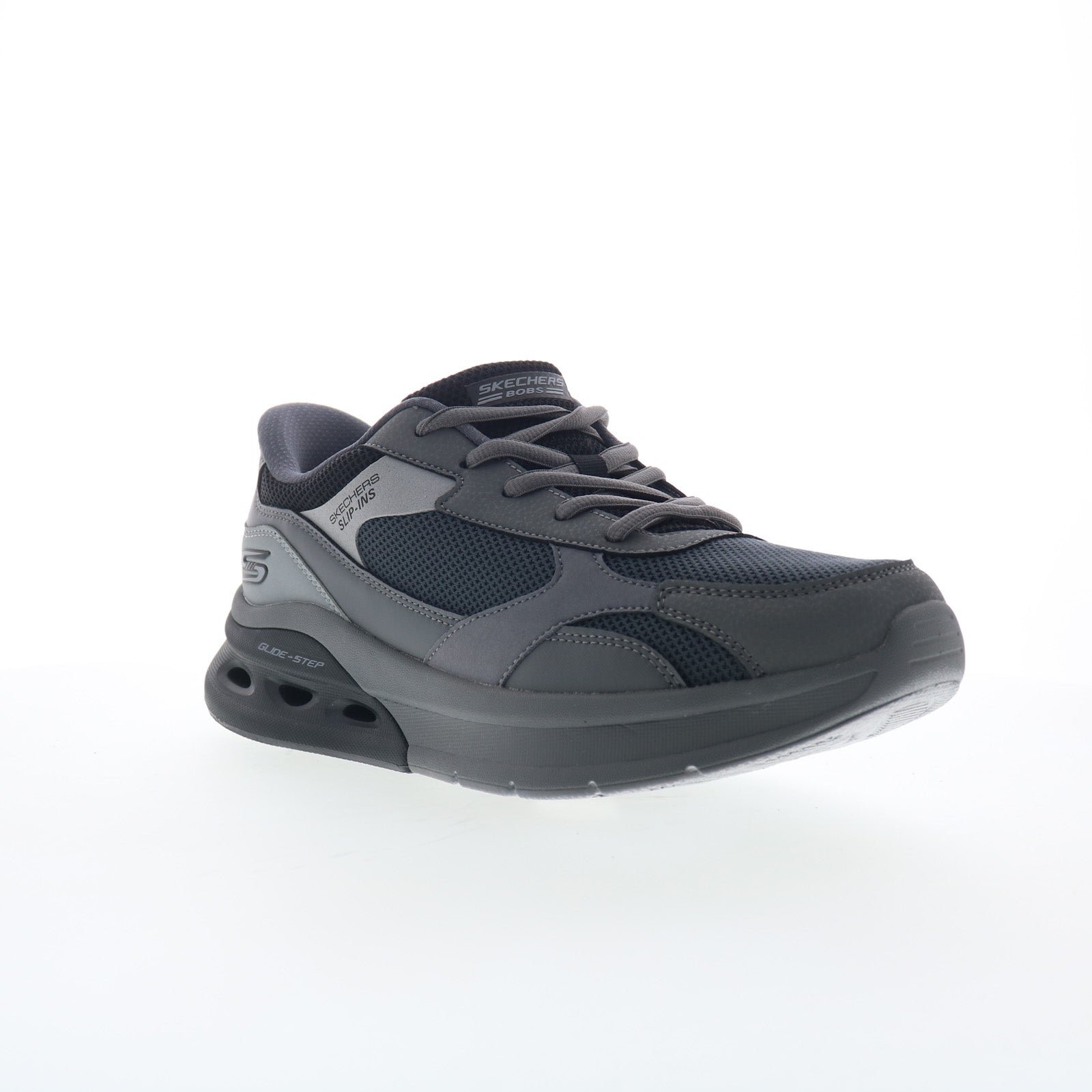 Skechers Bobs Arc Waves 2.0 118342-BKMT Mens Black Lifestyle Sneakers Shoes - Image 2