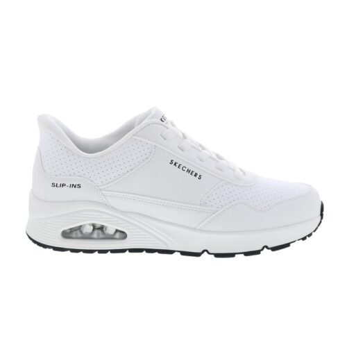 Skechers Slip-ins UNO - Banksia Luxe Mens White Lifestyle Sneakers Shoes