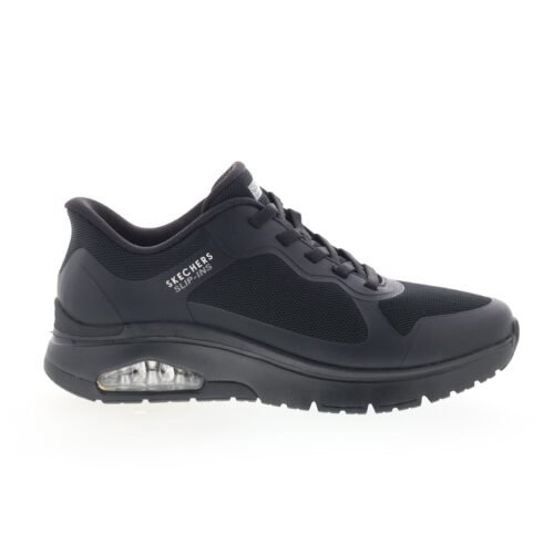 Skechers Uno Flex - EZ Air Slip-Ins Mens Black Lifestyle Sneakers Shoes