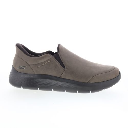 Skechers Slip-Ins Go Walk Flex Ray Mens Brown Lifestyle Sneakers Shoes