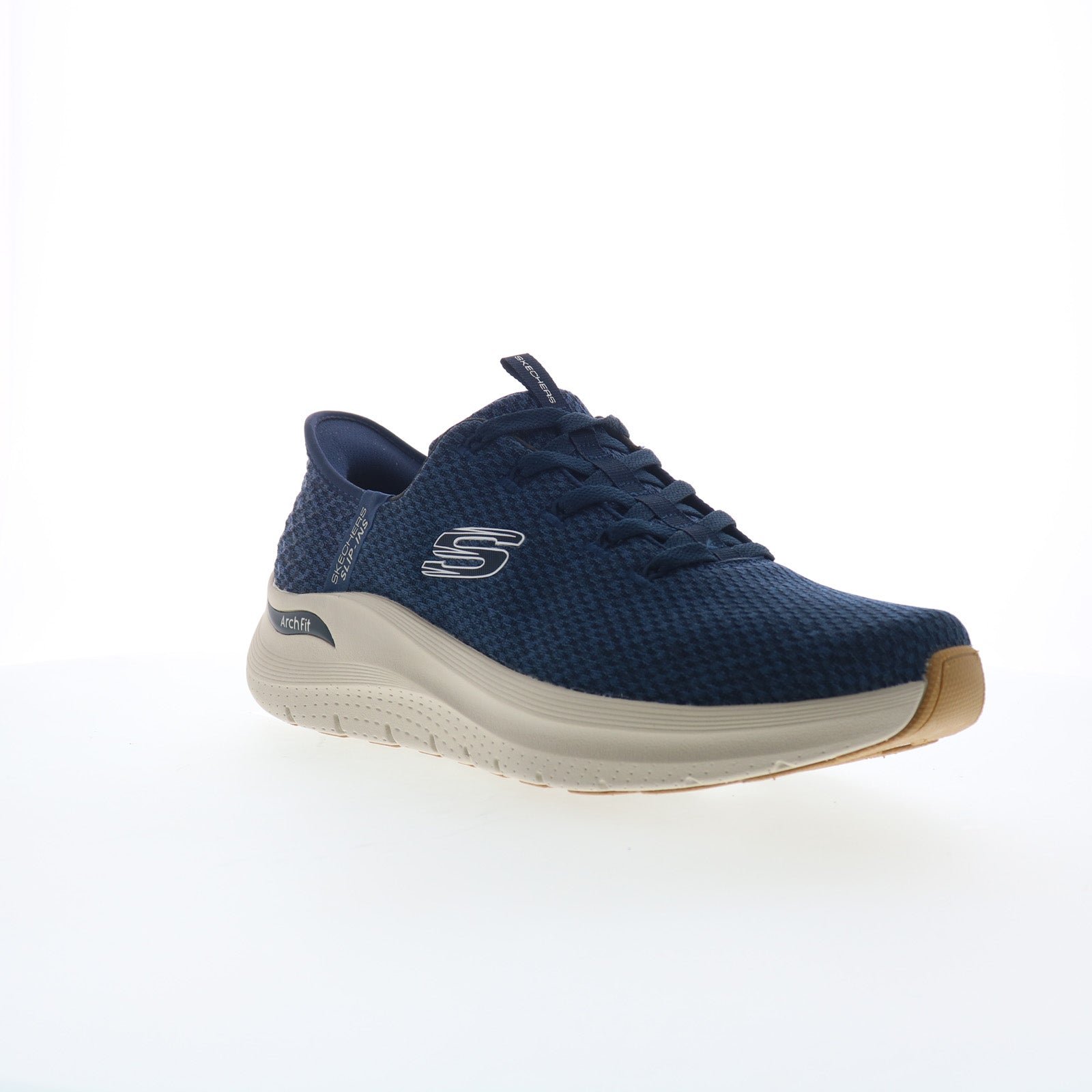 Skechers Arch Fit 2.0 - Look Ahead Mens Blue Lifestyle Sneakers Shoes - Image 2