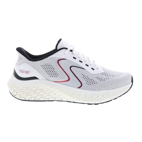 Skechers Slip-ins 3D Energy 232810-WBKR Mens White Lifestyle Sneakers Shoes
