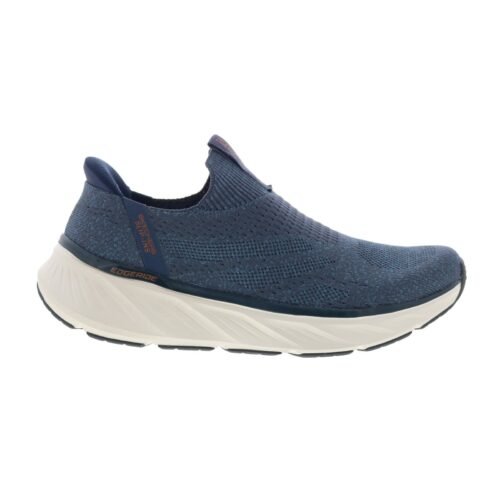 Skechers Relaxed Fit Edgeride Commissioner Mens Blue Sneakers Shoes
