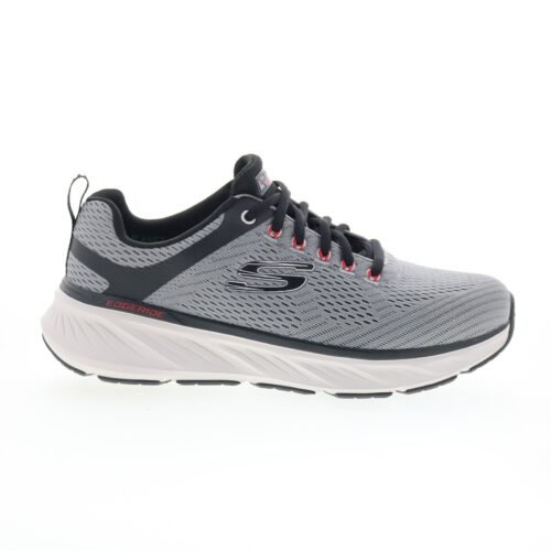 Skechers Edgeride Contention Mens Gray Extra Wide Sneakers Shoes