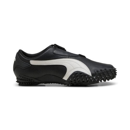 Puma Mostro Perf 39733102 Mens Black Leather Strap Lifestyle Sneakers Shoes