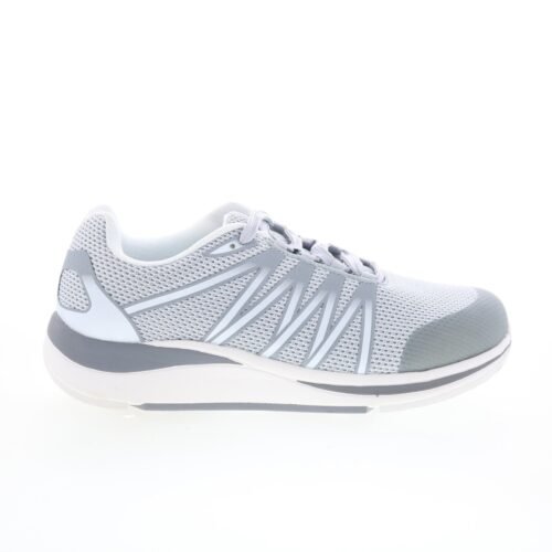 Drew Player 40105-43 Mens Gray Wide Canvas Lace Up Lifestyle Sneakers Shoes