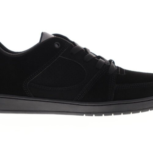 ES Accel Slim 5101000144004 Mens Black Suede Skate Inspired Sneakers Shoes