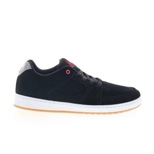 ES Accel Slim 5101000144582 Mens Black Suede Skate Inspired Sneakers Shoes