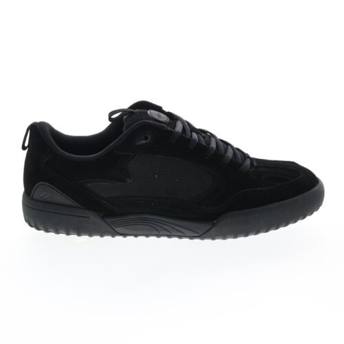 ES Quattro 5101000174003 Mens Black Suede Skate Inspired Sneakers Shoes