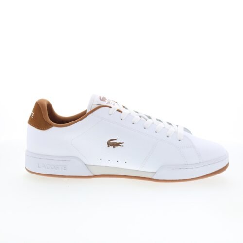 Lacoste Carnaby Cup 225 2 SMA Mens White Leather Lifestyle Sneakers Shoes