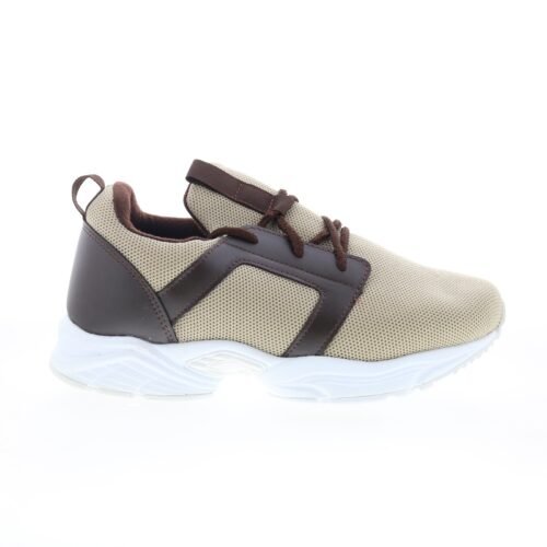 Hitchcock 938 Mens Brown Extra Extra Wide 8E Canvas Lifestyle Sneakers Shoes