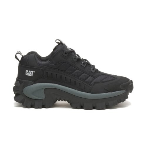 Caterpillar Intruder P724552 Mens Black Wide Lifestyle Sneakers Shoes