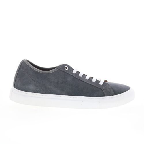 Pastori by Di Bianco Julius Mens Gray Suede Lace Up Lifestyle Sneakers Shoes