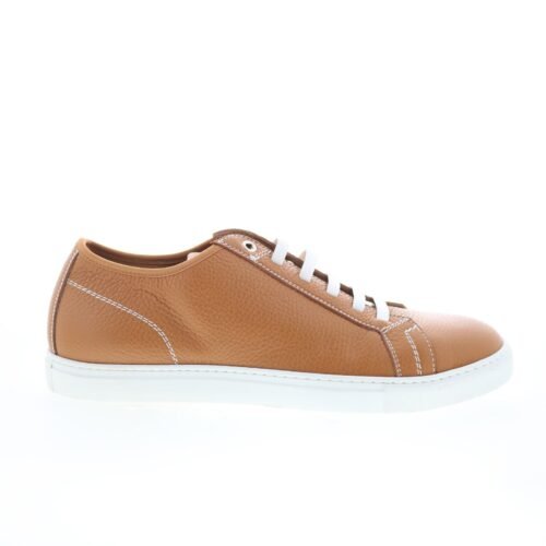 Pastori by Di Bianco Julius Mens Brown Leather Lifestyle Sneakers Shoes