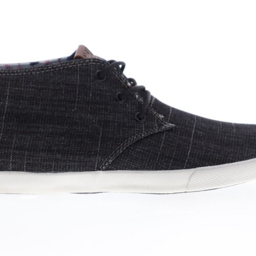 Ben Sherman Bristol Chukka BNM00160 Mens Black Canvas Lifestyle Sneakers Shoes