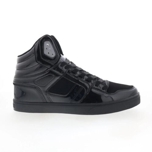 Osiris Clone 1322 2974 Mens Black Leather Skate Inspired Sneakers Shoes