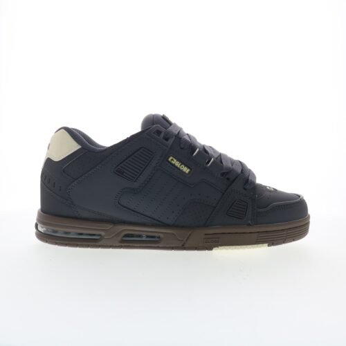 Globe Sabre GBSABR Mens Gray Leather Lace Up Lifestyle Sneakers Shoes
