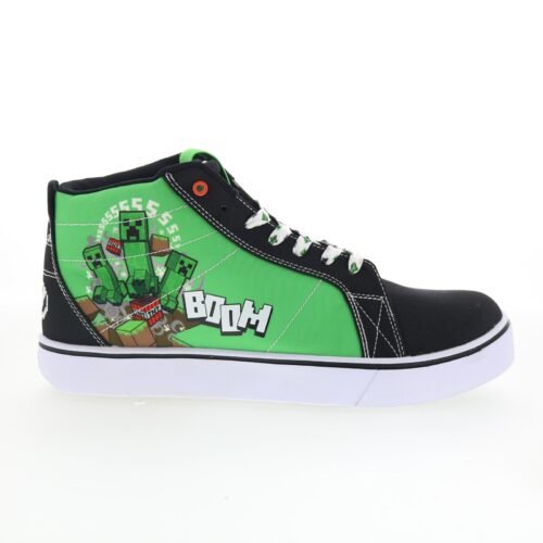 Heelys Racer 20 Mid Minecraft Mens Green Canvas Lifestyle Sneakers Shoes