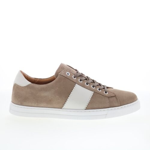 Aquatalia Joshua Waterproof M076029 Mens Gray Suede Lifestyle Sneakers Shoes