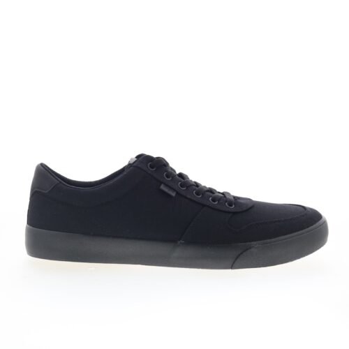 Lugz Vine MVINEC-001 Mens Black Canvas Lace up Lifestyle Sneakers Shoes