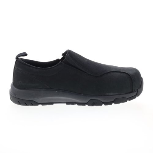 Nautilus Slip-On Composite Toe ESD Mens Black Athletic Work & Safety Shoes