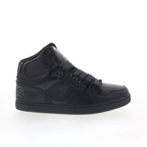 Osiris NYC 83 CLK 1343 2961 Mens Black Leather Skate Inspired Sneakers Shoes