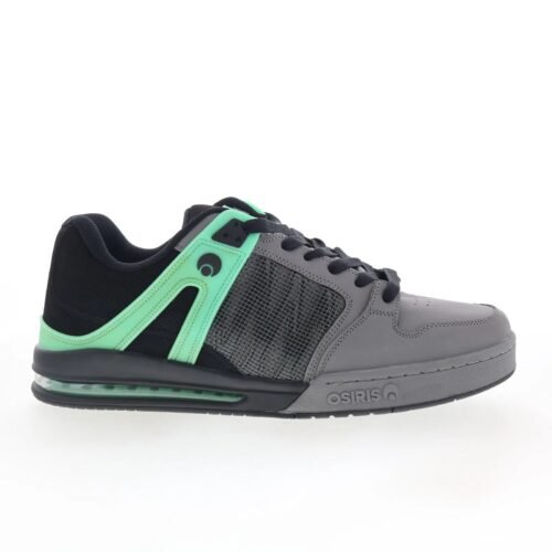 Osiris Pixel 1196 2968 Mens Gray Synthetic Skate Inspired Sneakers Shoes