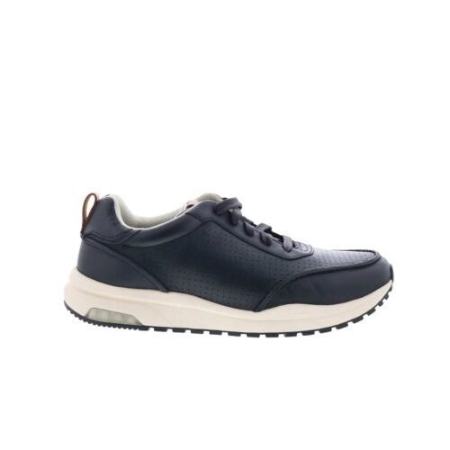 Rockport DMX Bowen Mens Black Wide Leather Lace Up Lifestyle Sneakers Shoes