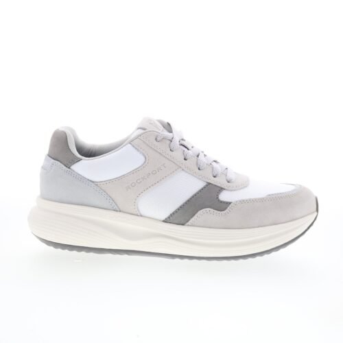 Rockport DMX Corvin RMDMXCORVIN Mens Gray Leather Lifestyle Sneakers Shoes