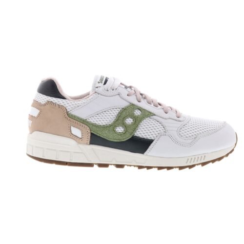 Saucony Shadow 5000 S70779-2 Mens Gray Leather Lifestyle Sneakers Shoes