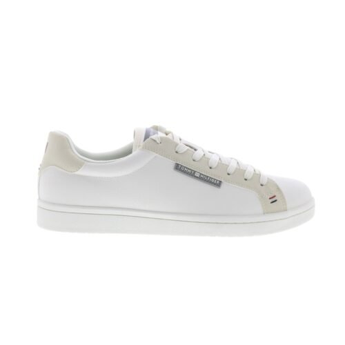 Tommy Hilfiger Landis TMLANDIS Mens White Synthetic Lifestyle Sneakers Shoes
