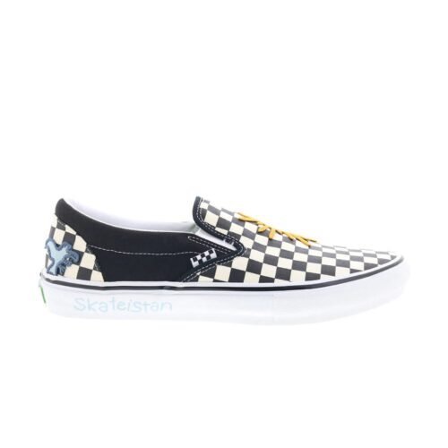 Vans Skate Slip-On VN0A5FCA89C Mens Black Skate Inspired Sneakers Shoes